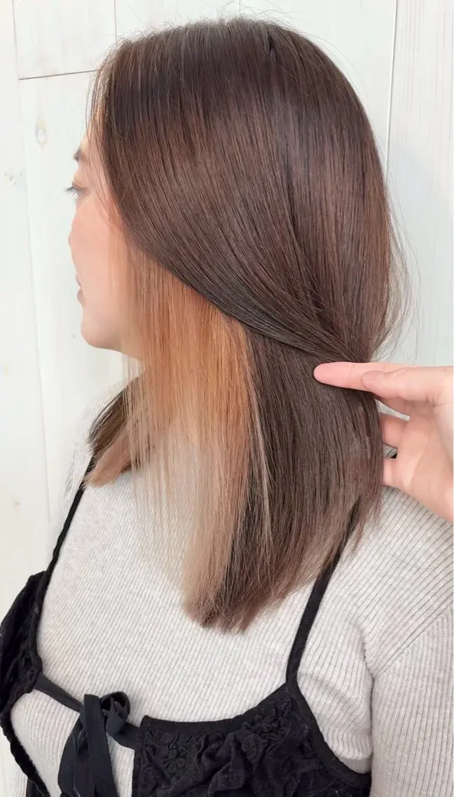 ミディアム ヘアカラー トリートメント SONO 【一宮】のヘアスタイル