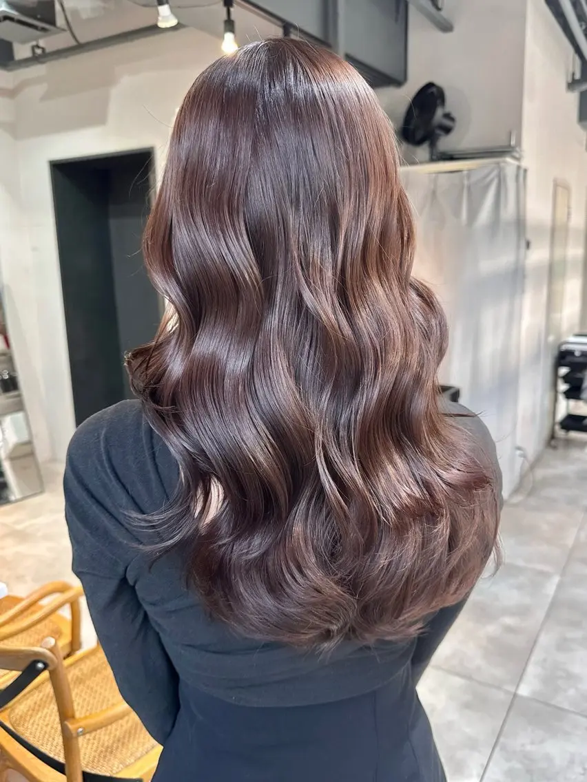 セミロング カット ヘアカラー トリートメント ✨透明感カラー 恵比寿HAYATO✨のヘアスタイル