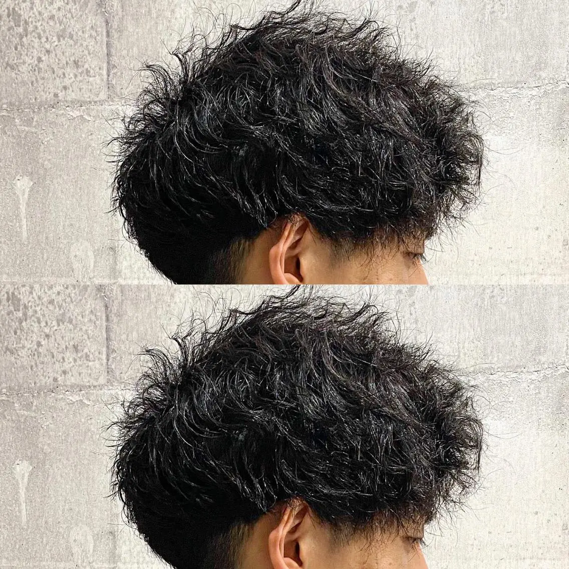 ショート パーマ メンズ 高橋 宏輔のヘアスタイル