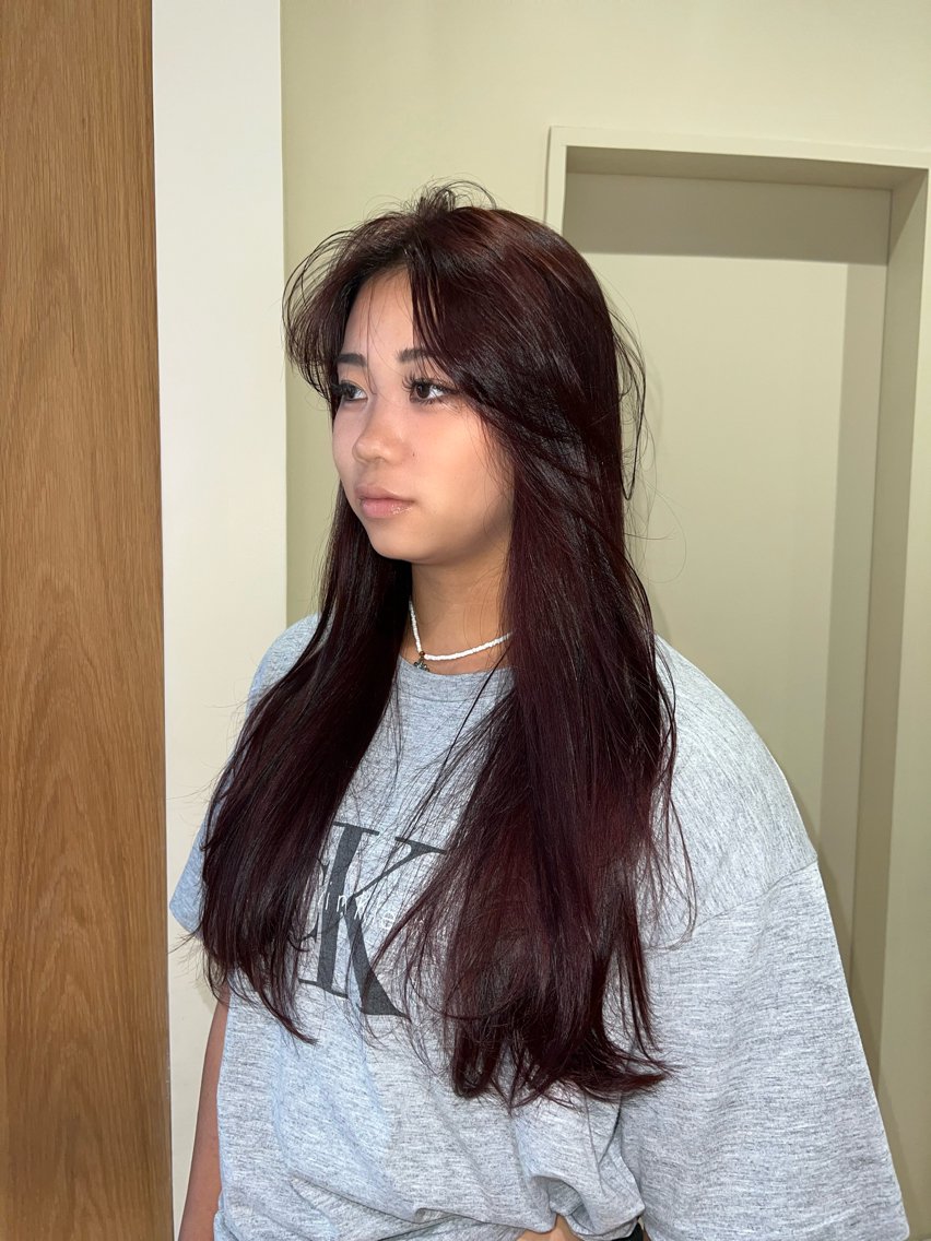 ロング カラー NERO　清水 美琴のヘアスタイル