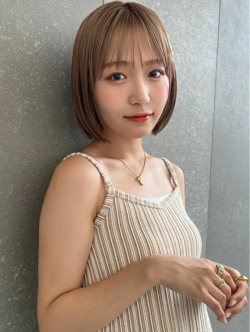 ショート カット トリートメント ヘアセット レイヤー&カラー 人気美容師倉崎涼のヘアスタイル