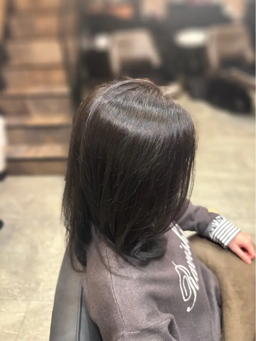 カラー アッシュ ラベンダーカラー ラベンダーアッシュ ﾕｳﾅ /ツヤ感カラーのヘアスタイル