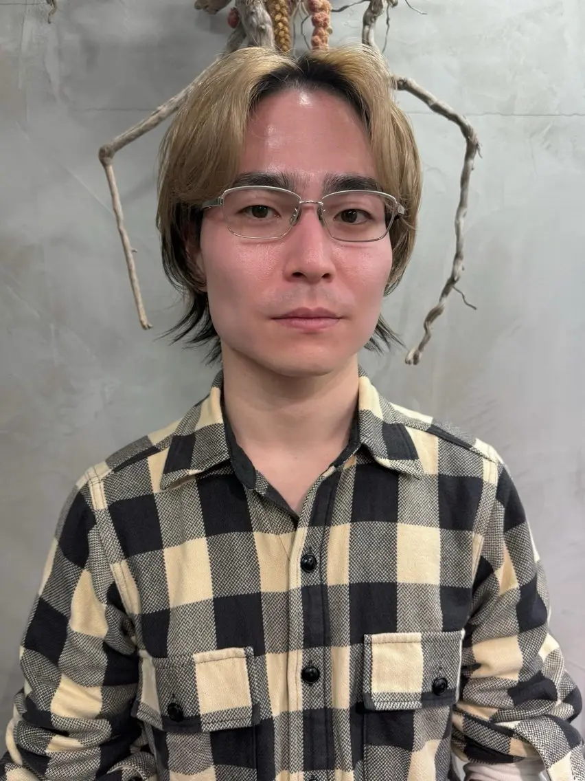 ショート カラー メンズ カット ヘアカラー RorriM natsuのヘアスタイル