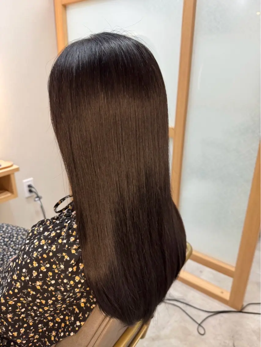 🌟ダメージが気になる方向け🌟꙳⟡カット＋縮毛矯正【最新髪質改善 4stepトリートメント付き】🦢₊✧の写真