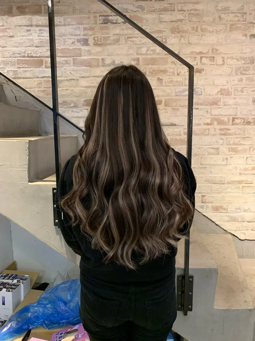 ロング ヘアカラー 秋葉原　柏木絢汰 ✨当日予約okのヘアスタイル
