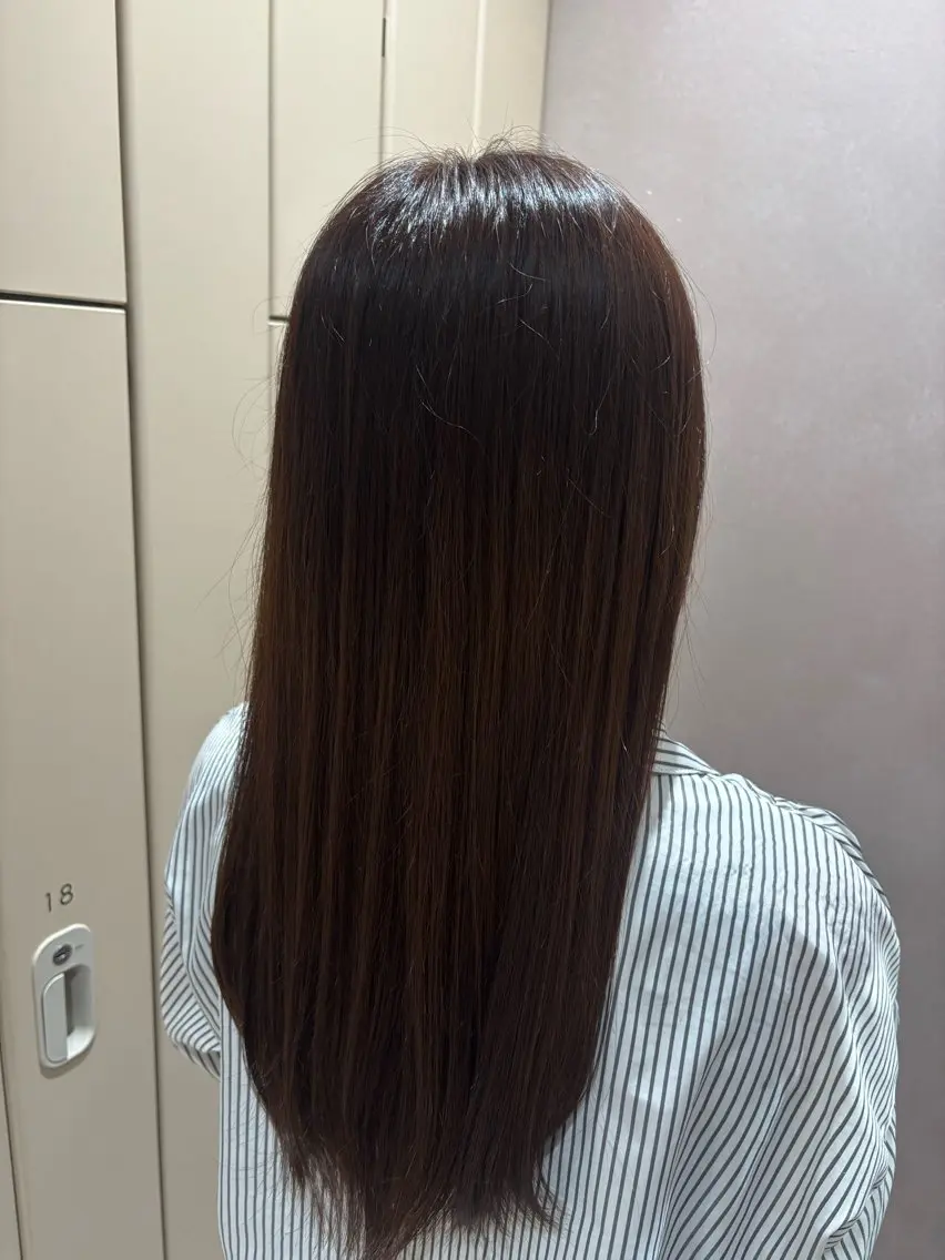 ロング 縮毛矯正/透明感 カラー🍀そら🪽‪のヘアスタイル