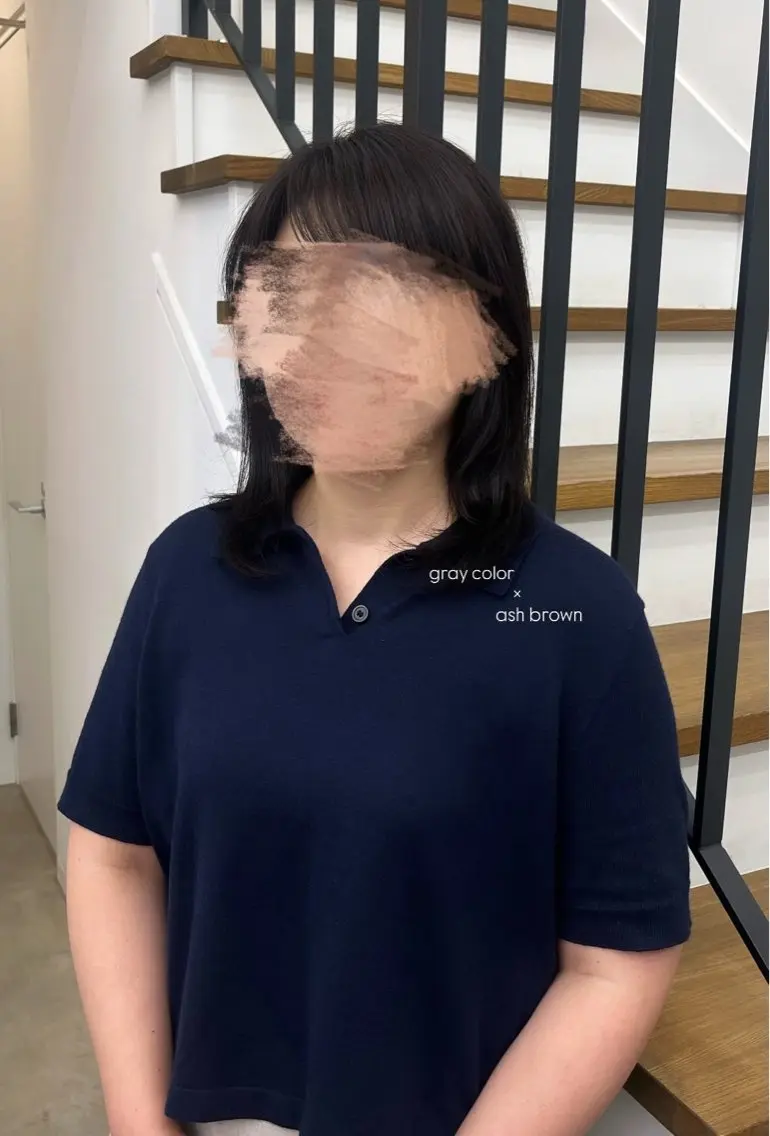 カラー アッシュ オレンジ ヘアカラー 宇都宮美容室 ⠀/  chieのヘアスタイル