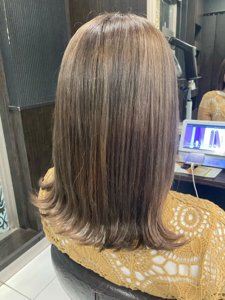 ミディアム カラー ヘアカラー 🐈⬛Namie 🐈⬛のヘアスタイル