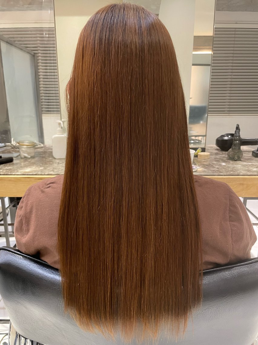 ロング カット 縮毛矯正 トリートメント 🦕小林 大地🦕のヘアスタイル