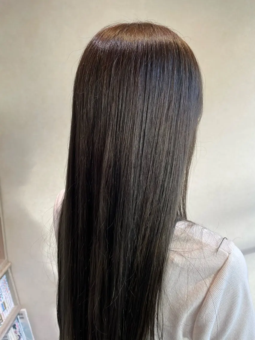 ロング カット 柳井 準平のヘアスタイル
