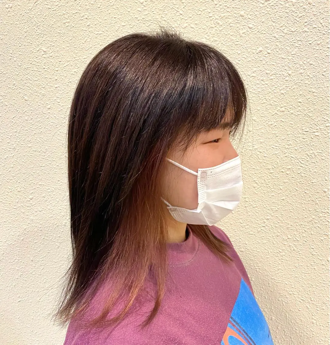 ロング カラー ヘアカラー トリートメント 中川 茜里のヘアスタイル