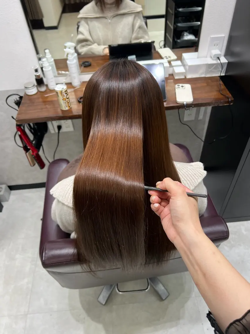 ロング 後藤 優瞳のヘアスタイル