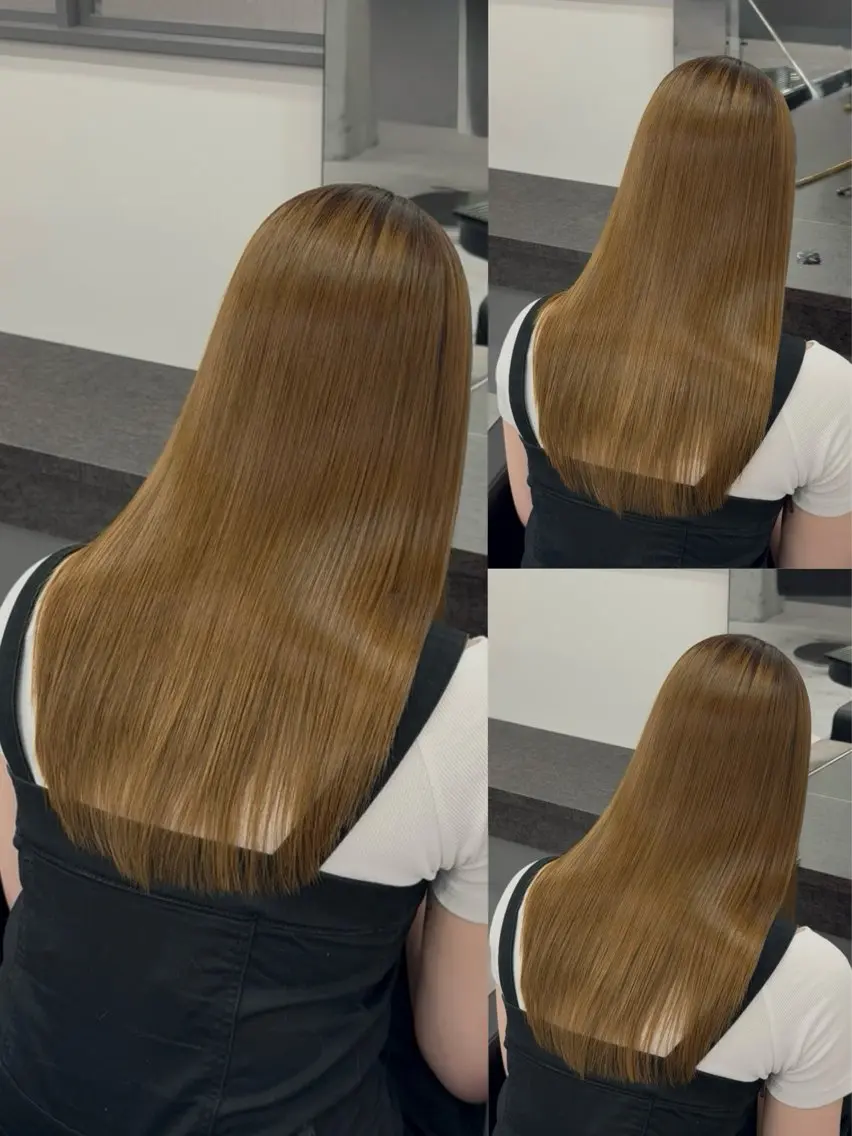 ロング トリートメント レイヤー・ブリーチ kiyotoshiのヘアスタイル
