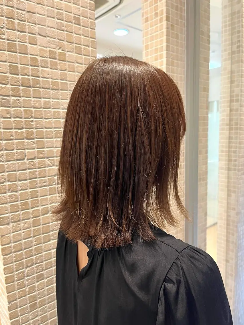 カット&ワンカラー&Link2stepトリートメント 白髪染めもOK!の写真