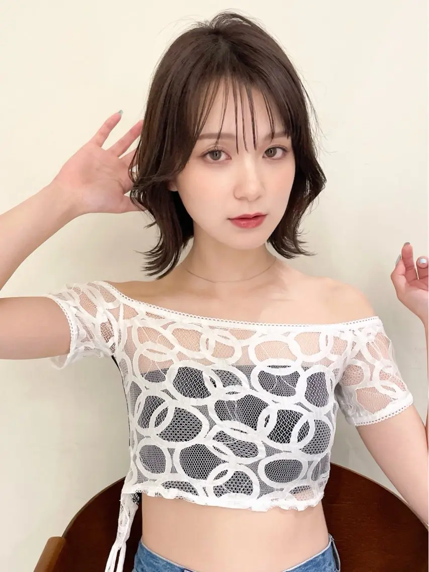 ショート 小顔ボブ jilblanカホのヘアスタイル