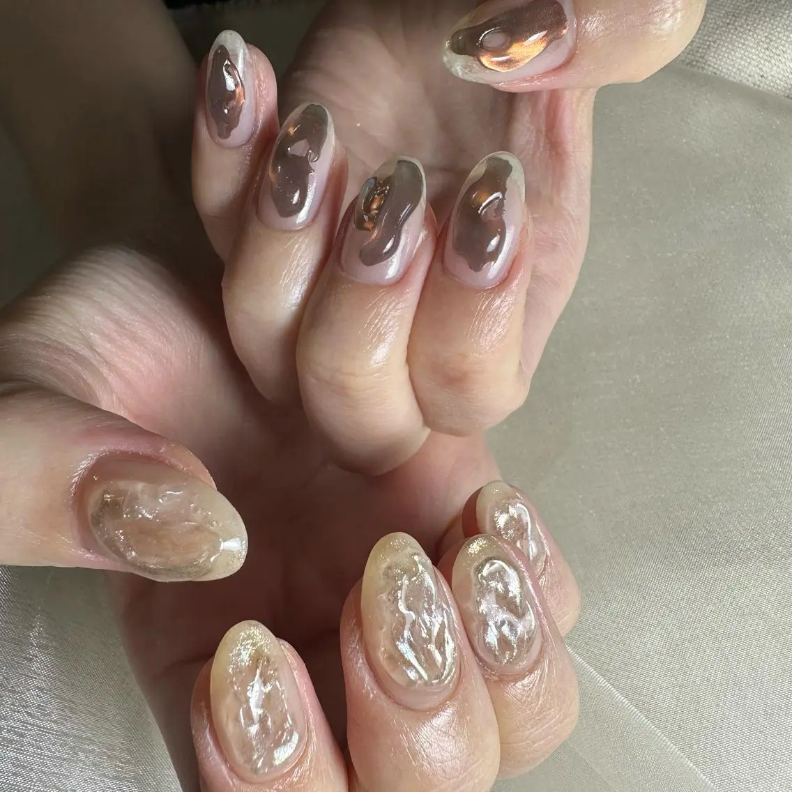 ネイル ハンドネイル 里見 麗のネイルデザイン