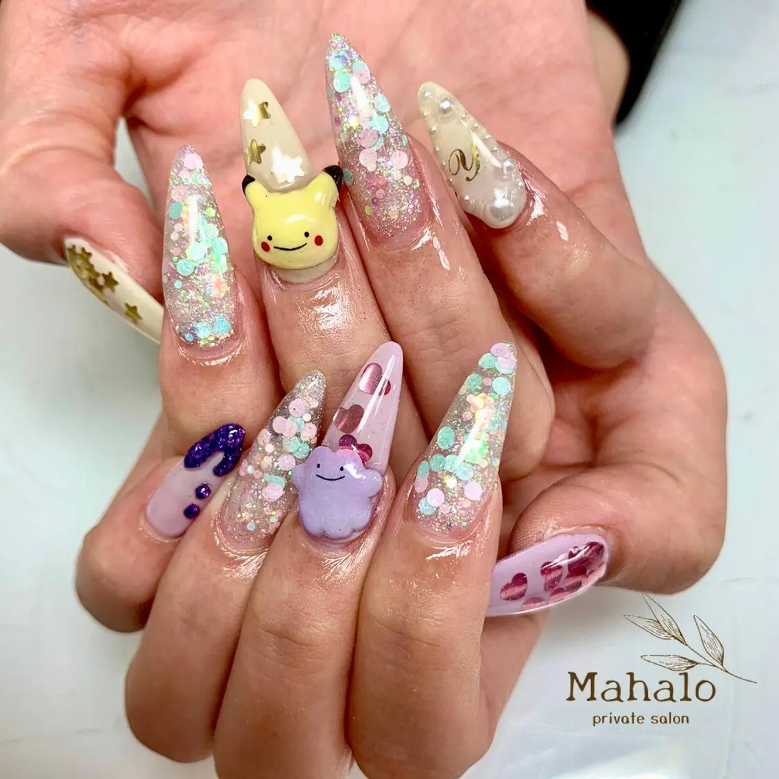 ネイル まはろ ねいる🌺のネイルデザイン