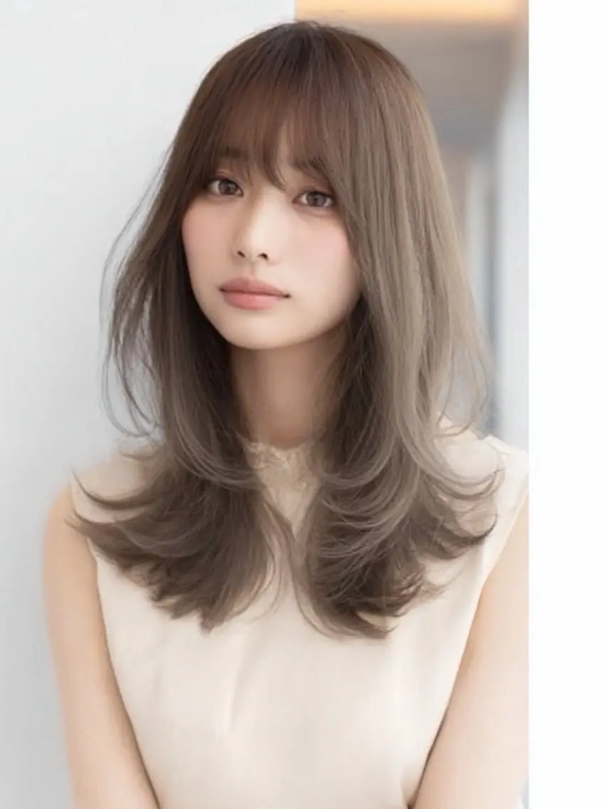 ロング ヘアカラー 絶対綺麗な暖色カラー 🎯あります✨増渕✨のヘアスタイル