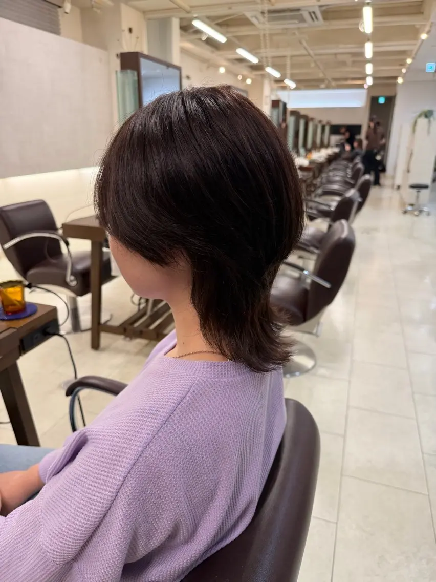ショート カラー ヘアカラー はるな/透明感カラー /暖色カラーのヘアスタイル