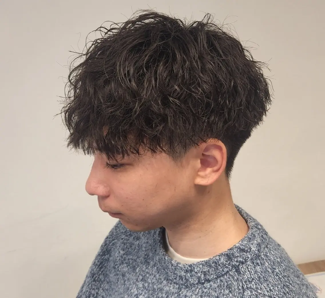 ショート パーマ メンズ 【イケメン風パーマ】 SHOFYのヘアスタイル