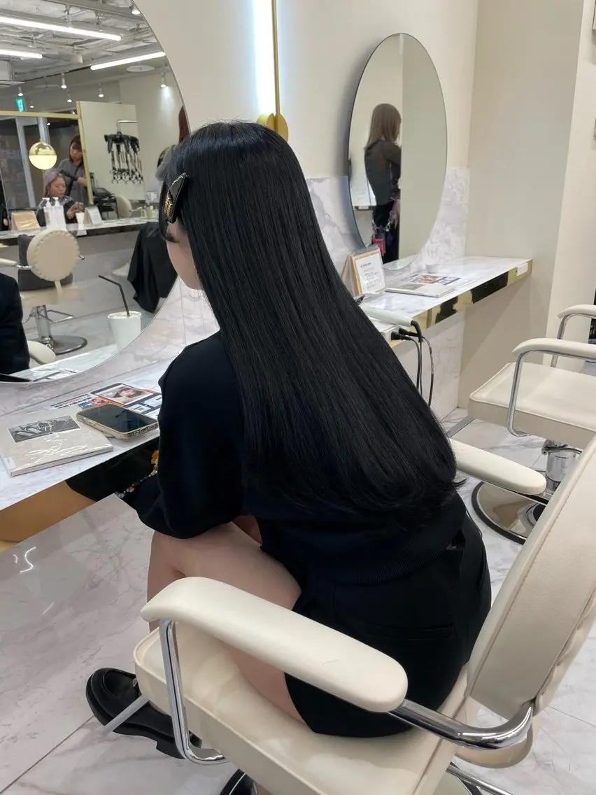 【髪質改善コースpart1🫧】似合わせカット+髪質改善カラー+TOKIOトリートメントの写真