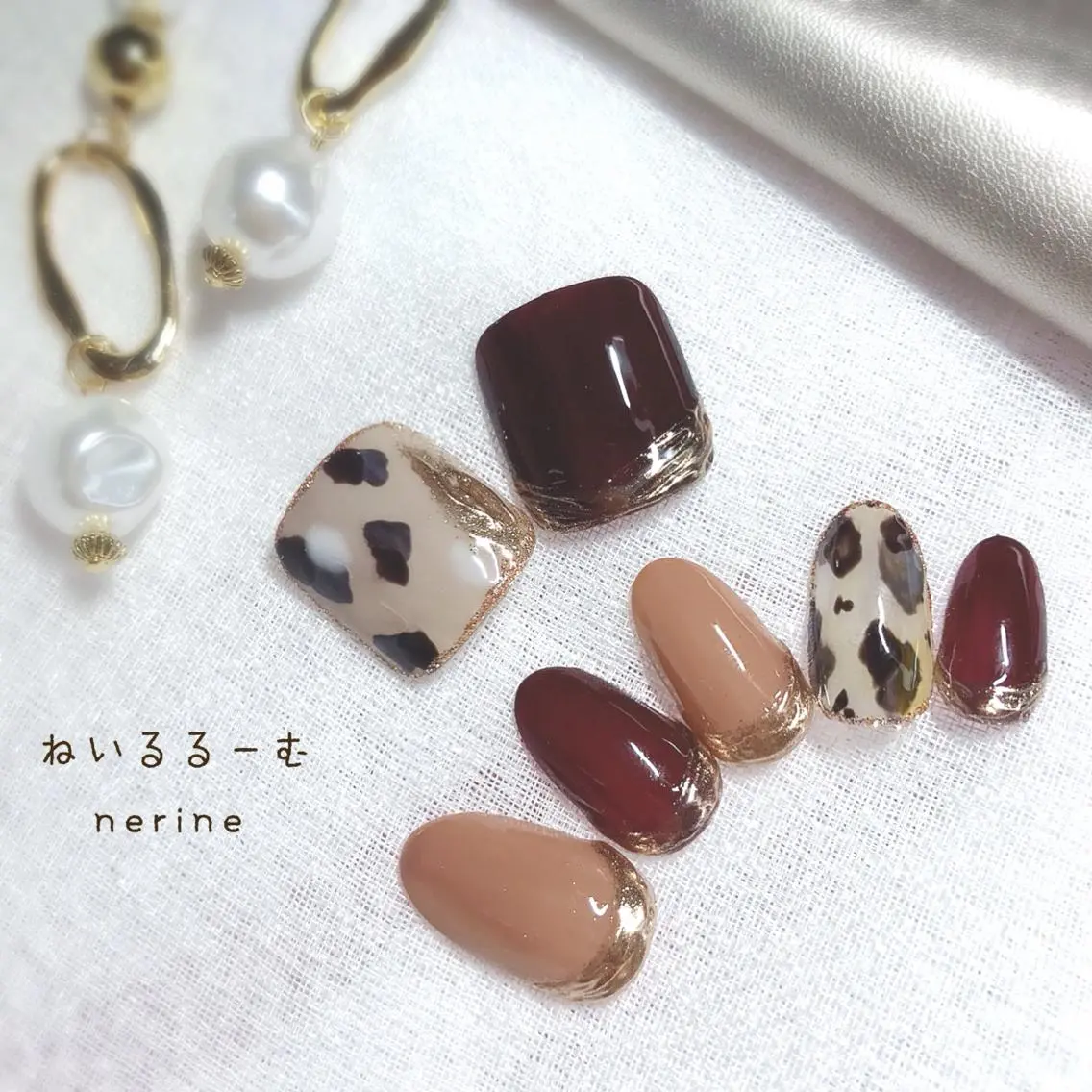 ネイル フットネイル ジェルネイル ニュアンスネイル シンプルネイル ストーンネイル NAILST Naomiのネイルデザイン