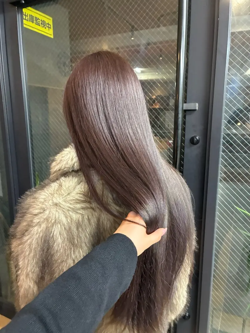 ロング ヘアカラー nanami🏷🤎 ベージュのヘアスタイル