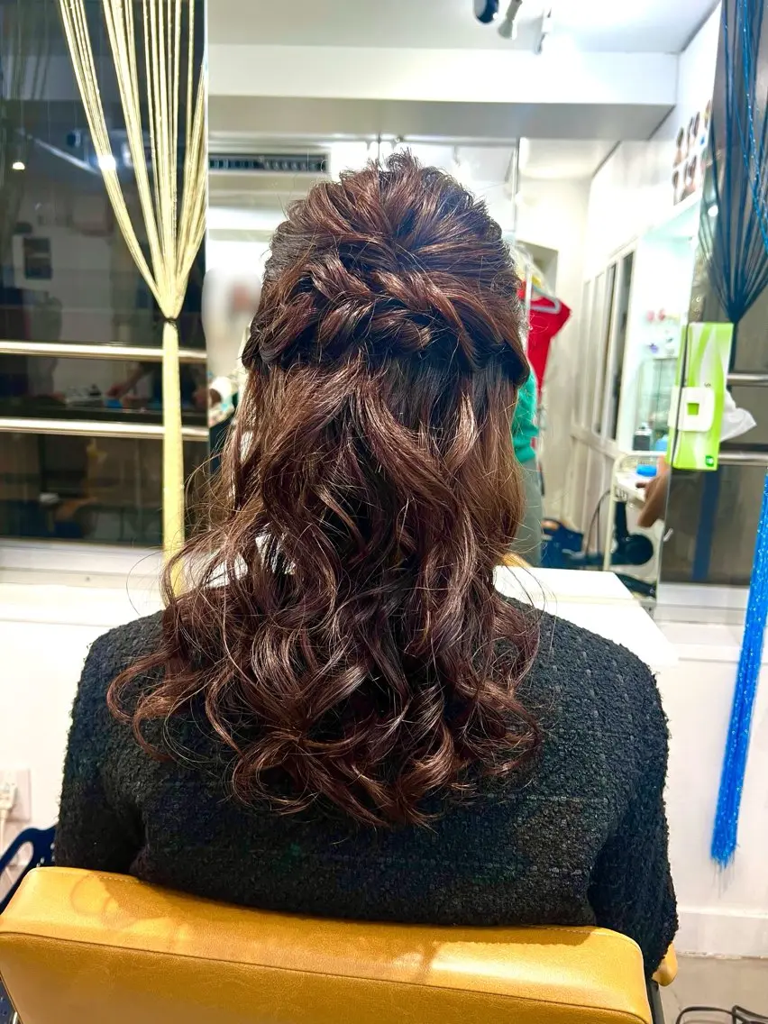 ヘアアレンジ ヘアセット ヘアメイク あゆのヘアスタイル