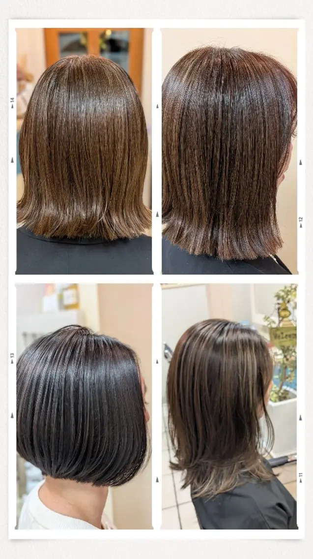 セミロング 似合わせカット 美容室C-Rabs 本多 鋭一のヘアスタイル