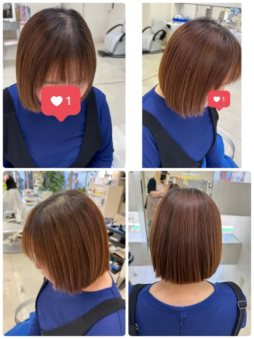 タカハシ リナのヘアスタイル