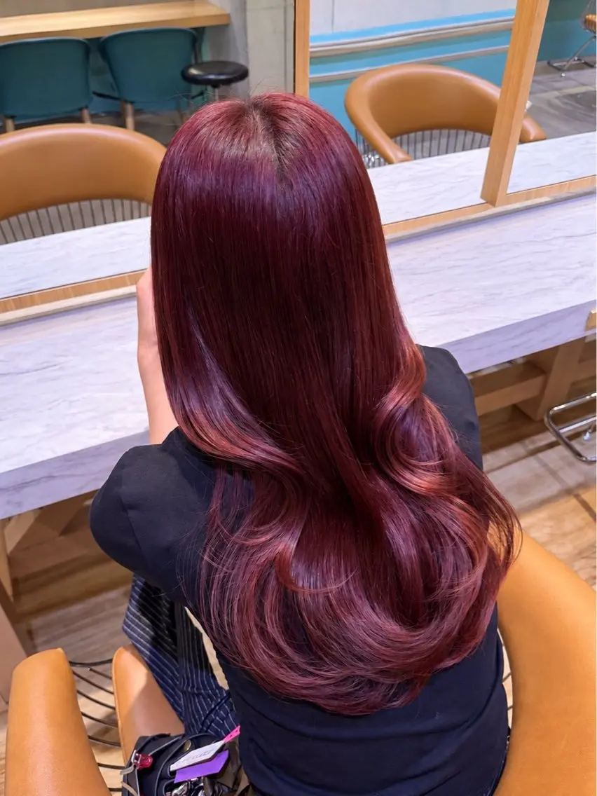 ロング カラー カット ヘアカラー ヘアセット ♥️ダブルカラー /yuuki♥️のヘアスタイル
