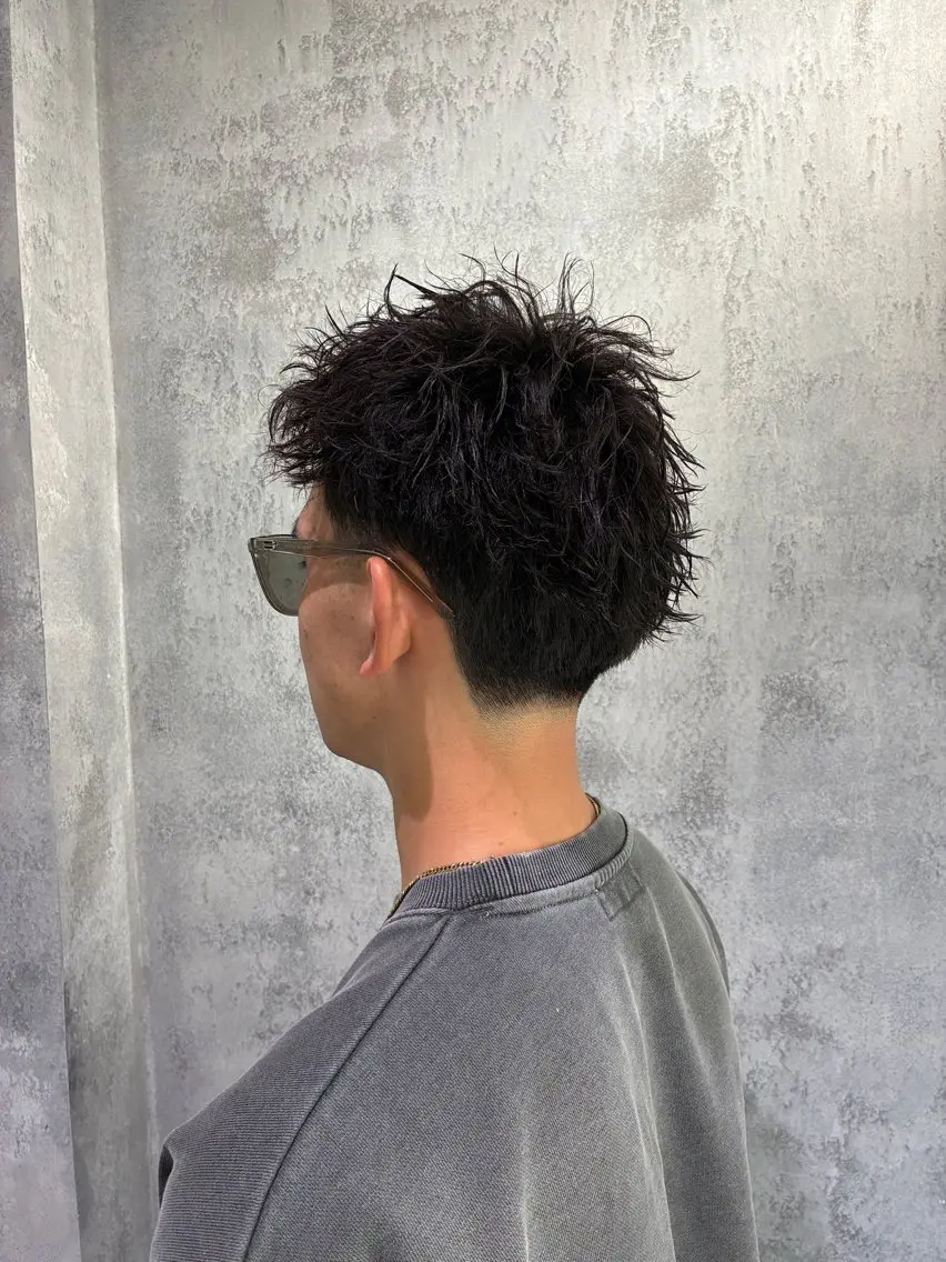 ショート パーマ メンズ ショートスタイル特化 ayumuのヘアスタイル