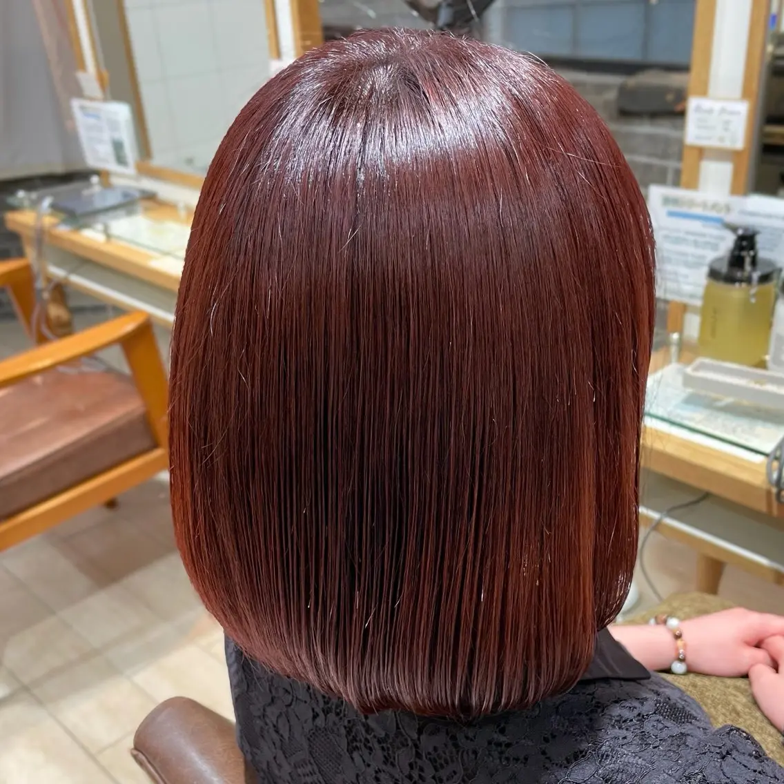 ミディアム カット ヘアカラー トリートメント 🦩　Rui 🦩のヘアスタイル
