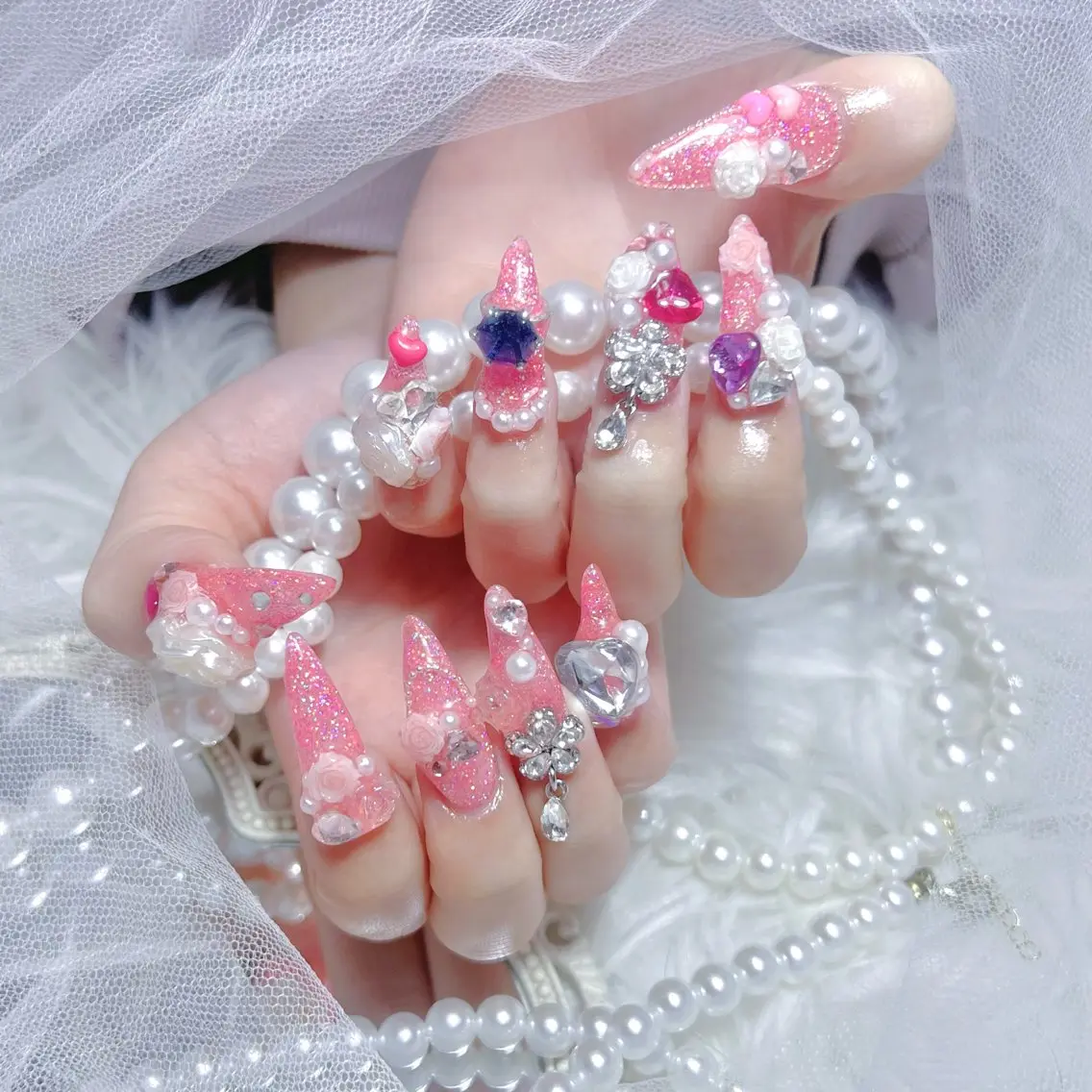 ネイル 持ち込み ハンドネイル Nail salon unmeltのネイルデザイン