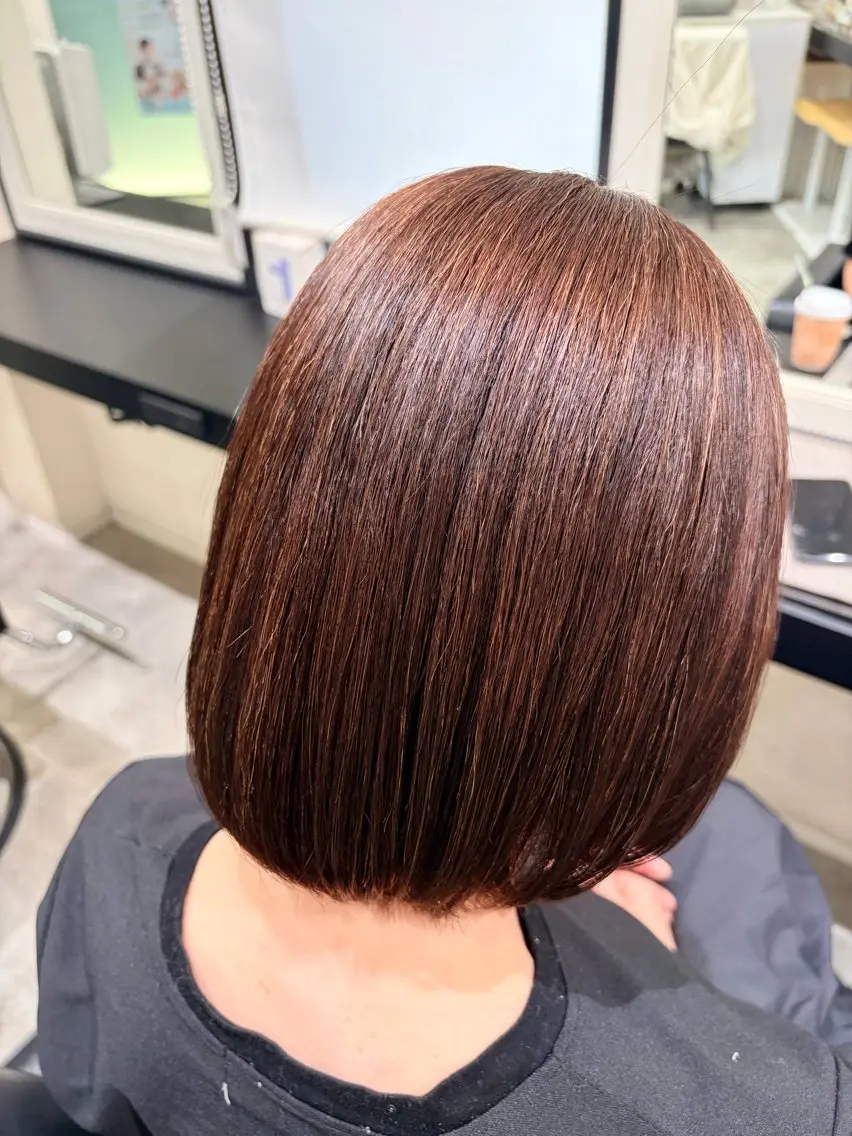 8月20日限定!!脱白髪染めカラー講習モデルの写真