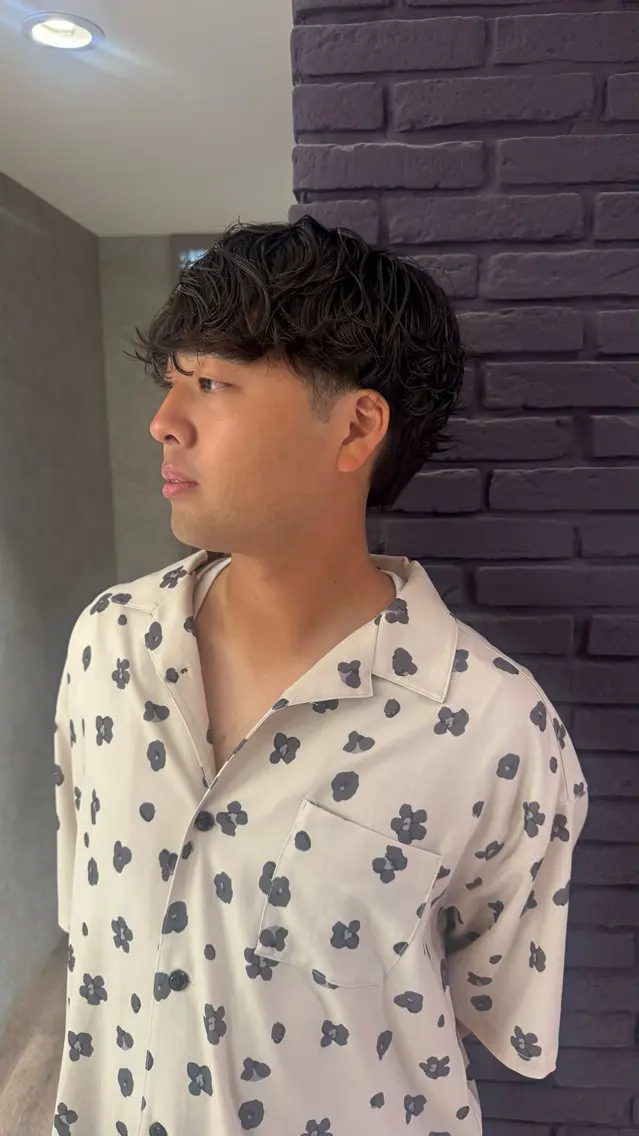 メンズ カット パーマ 【ツヤ職人】 "   颯馬   "のヘアスタイル