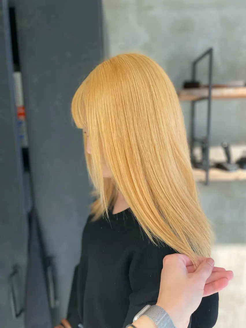 ミディアム ヘアカラー トリートメント カラーモデル募集中 🥣/こにしりなのヘアスタイル