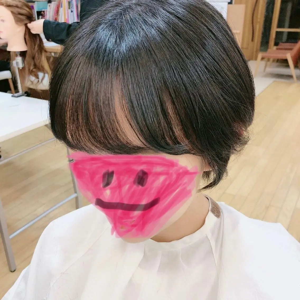 ショート ショートヘア 小鹿理紗 和光市のヘアスタイル