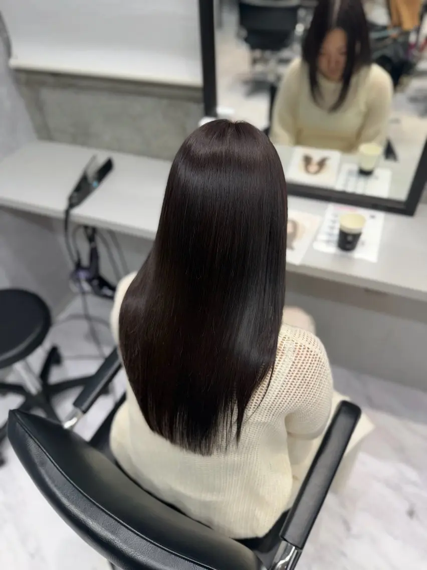 ミディアム カラー ヘアアレンジ メンズ キッズ 艶髪/髪質改善/縮毛 masae🌼のヘアスタイル