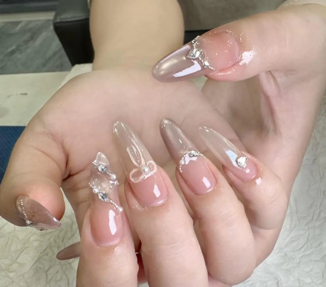 ネイル ハンドネイル By moonネイル 🌷ワンホン/韓国風のネイルデザイン