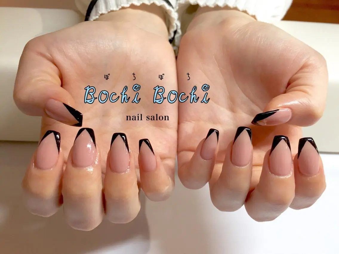 ネイル フレンチネイル nail salon BochiBochiのネイルデザイン