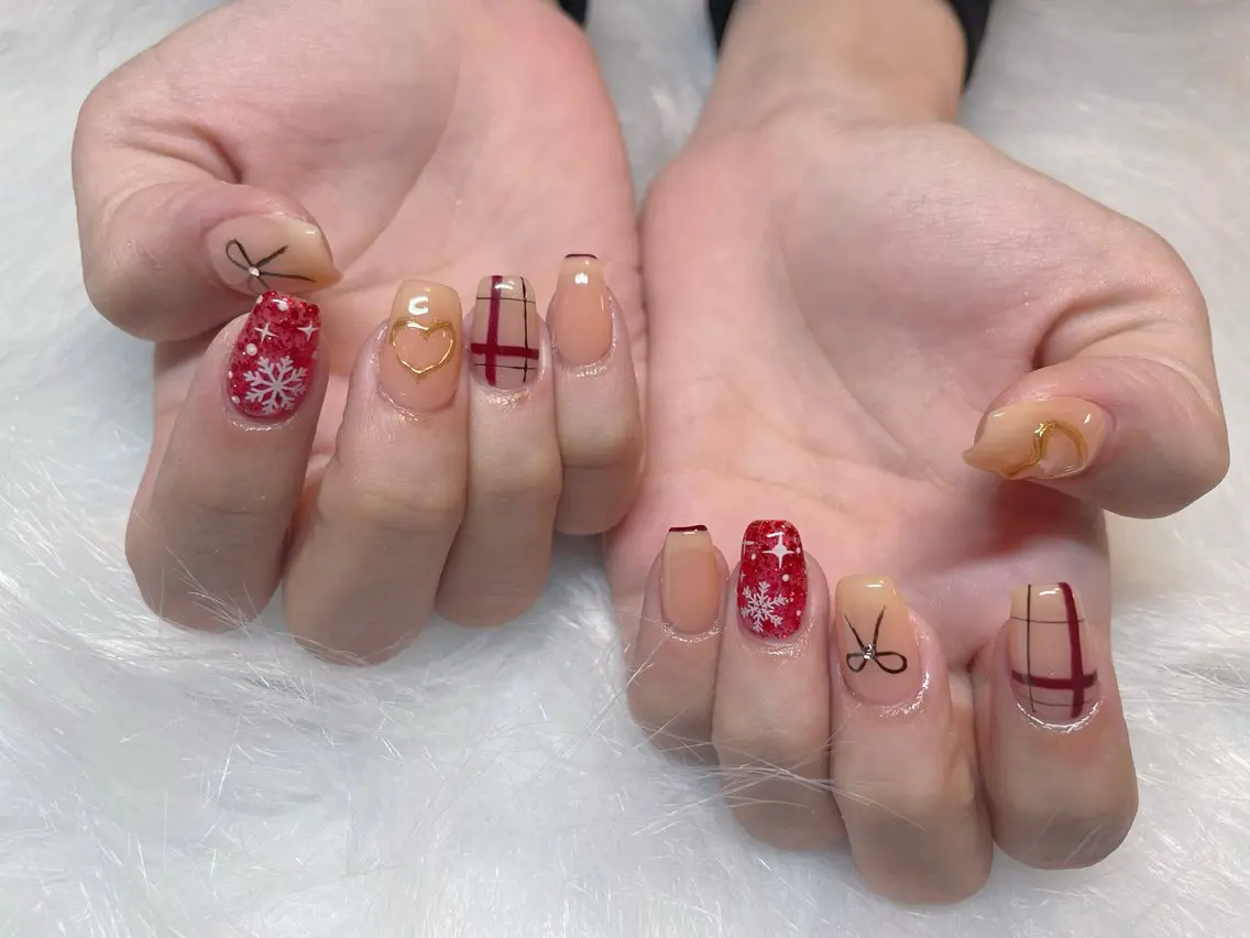 ネイル ジェルネイル ハードジェル パラジェル ハンドネイル エン Nail salonのネイルデザイン