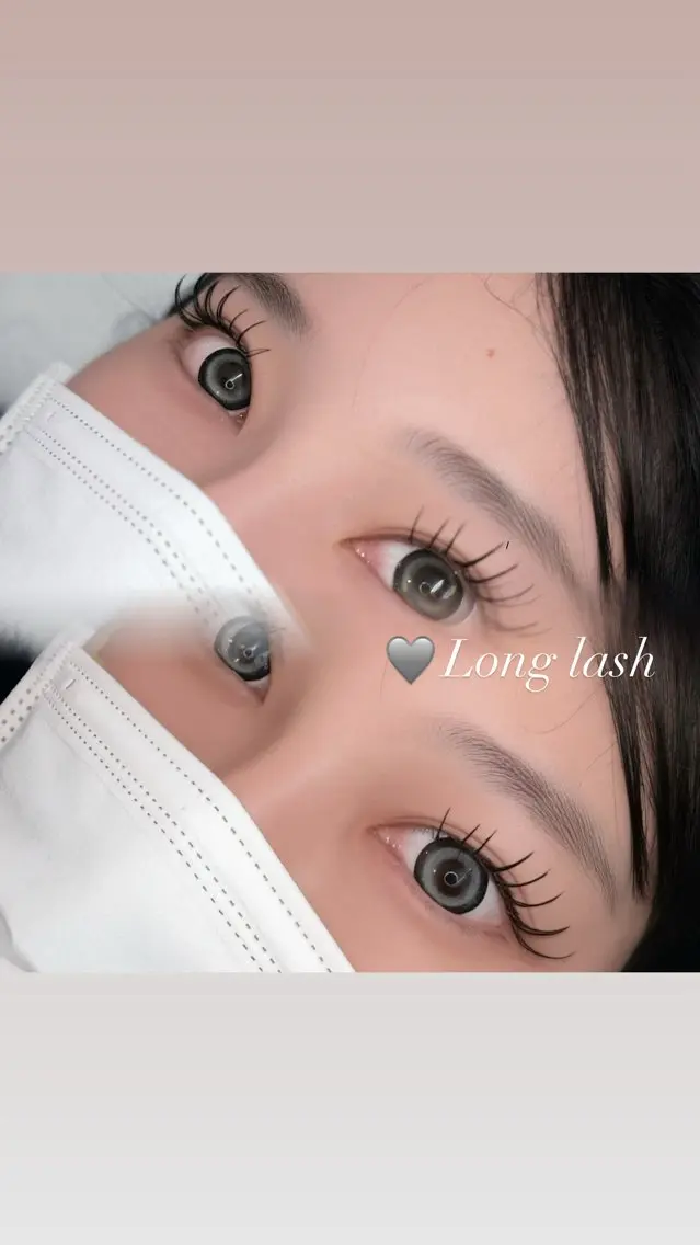 【モデル様限定🩶】マツエク120本+束感コーティング🎀の写真