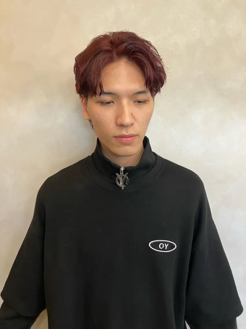 ショート メンズ カット ヘッドスパ 透明感カラー/ 髪質改善町田佑人のヘアスタイル