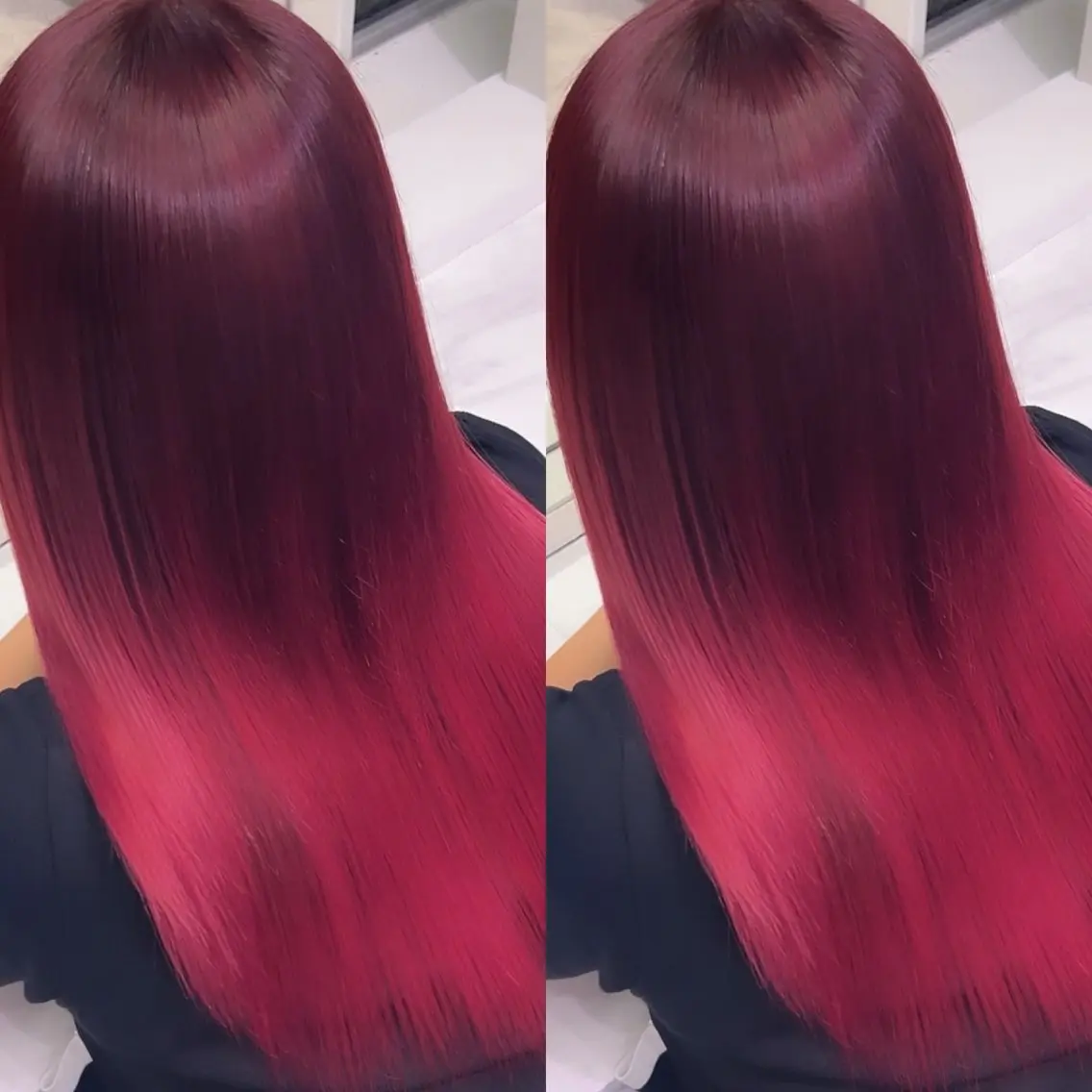 カラー ブリーチ ブリーチなしカラー ピンクカラー ナチュラルウルフ 九嶋優斗のヘアスタイル