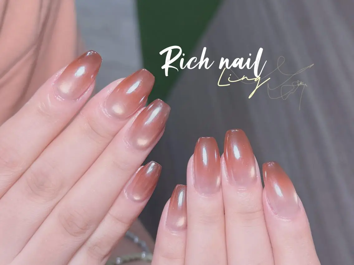 ネイル ハンドネイル ハンドケア Rich Nail 🤲🏻梨央のネイルデザイン