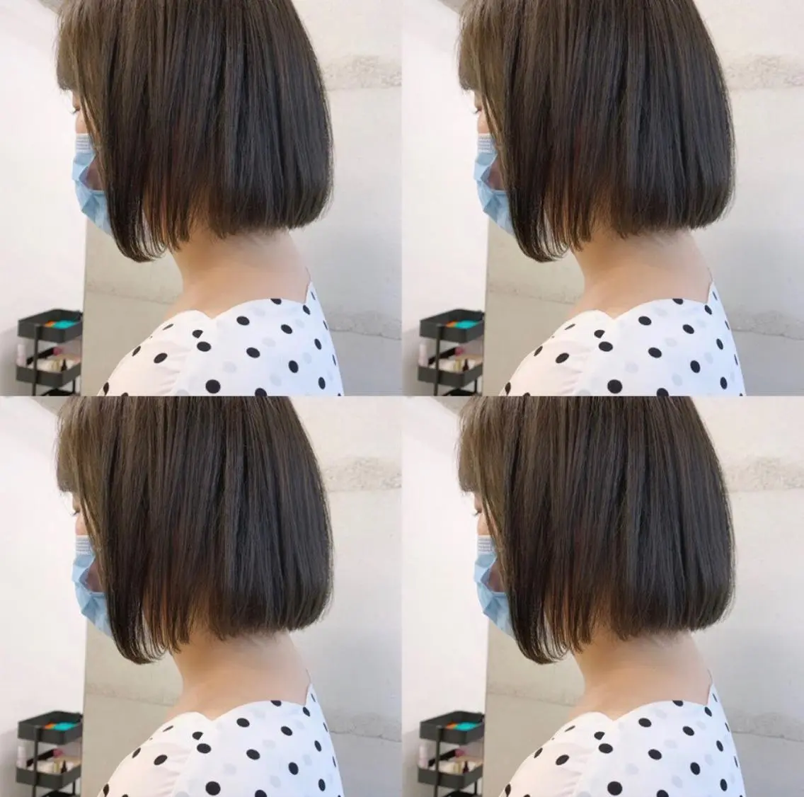 ショート カラー 透明感/オリーブ/ グレージュ/YUKAのヘアスタイル
