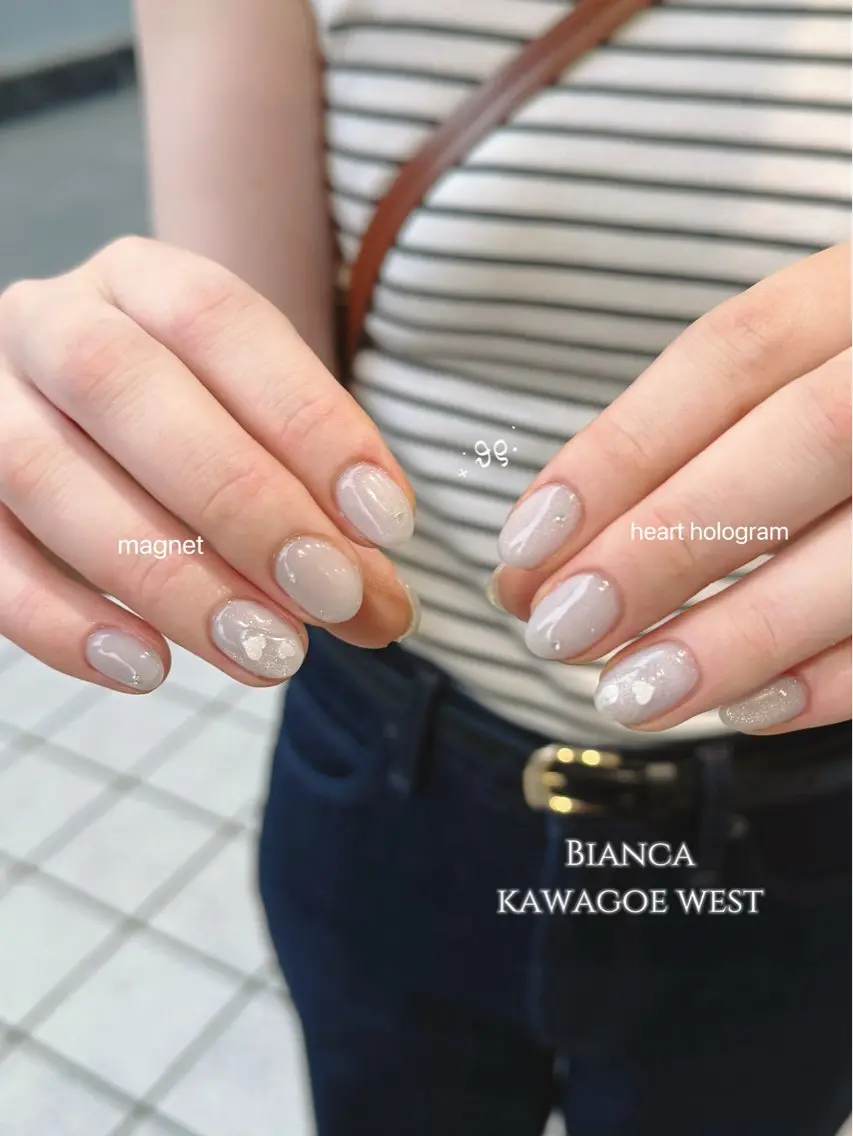 ネイル ブルー ハンドネイル Bianca川越西口 KITAZAKI🫧のネイルデザイン