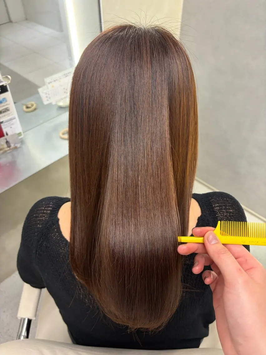 ロング トリートメント 松山 琳音菜のヘアスタイル