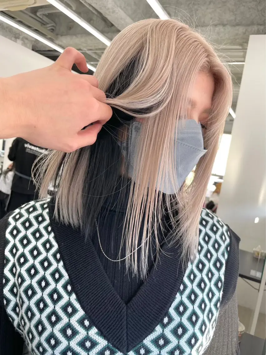 ロング カラー 齋藤 梨乃のヘアスタイル